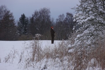 jæger på post ved saat