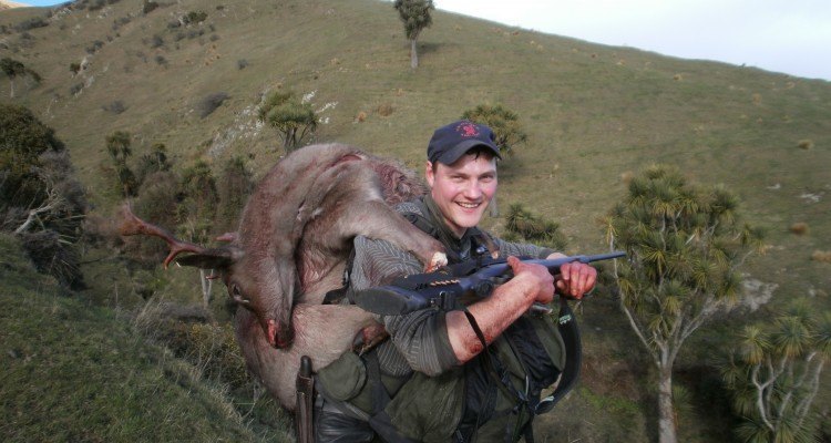 Jagt i New Zealand er hårdt arbejde